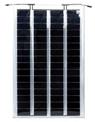 210-220w Double Glass Bipv Gebouw Geïntegreerd Photovoltaïsche 45% Transmittance 4*18 Zonnecellen
