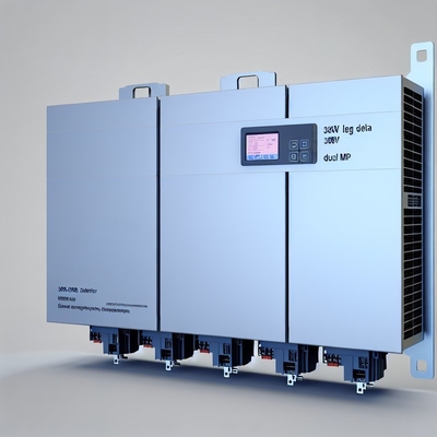 30kW 480V High-Leg Delta Hybride Omvormer met Dubbele MPPT en Split-Phase Uitgang voor Industriële Toepassingen