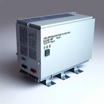 50kW 480V High-Leg Delta Hybride Omvormer met Dubbele MPPT en 120kW PV-ingang voor Industriële Energiesystemen