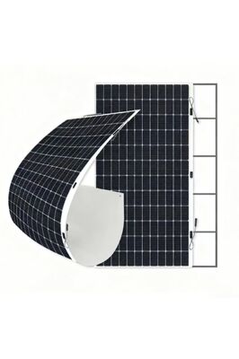480W semi-flexibel zonnepaneel - 21,3% efficiëntie, 2,7 kg/m2 ultralicht, maritiem kwaliteit voor gebogen oppervlakken